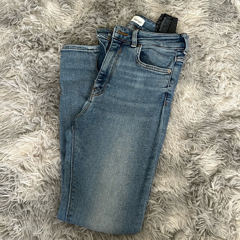 Zara Distressed Mom Jean